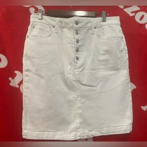 Joe’s Denim White Skirt